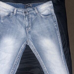 Blue Cult Men's Slim Fit Light Blue Jeans